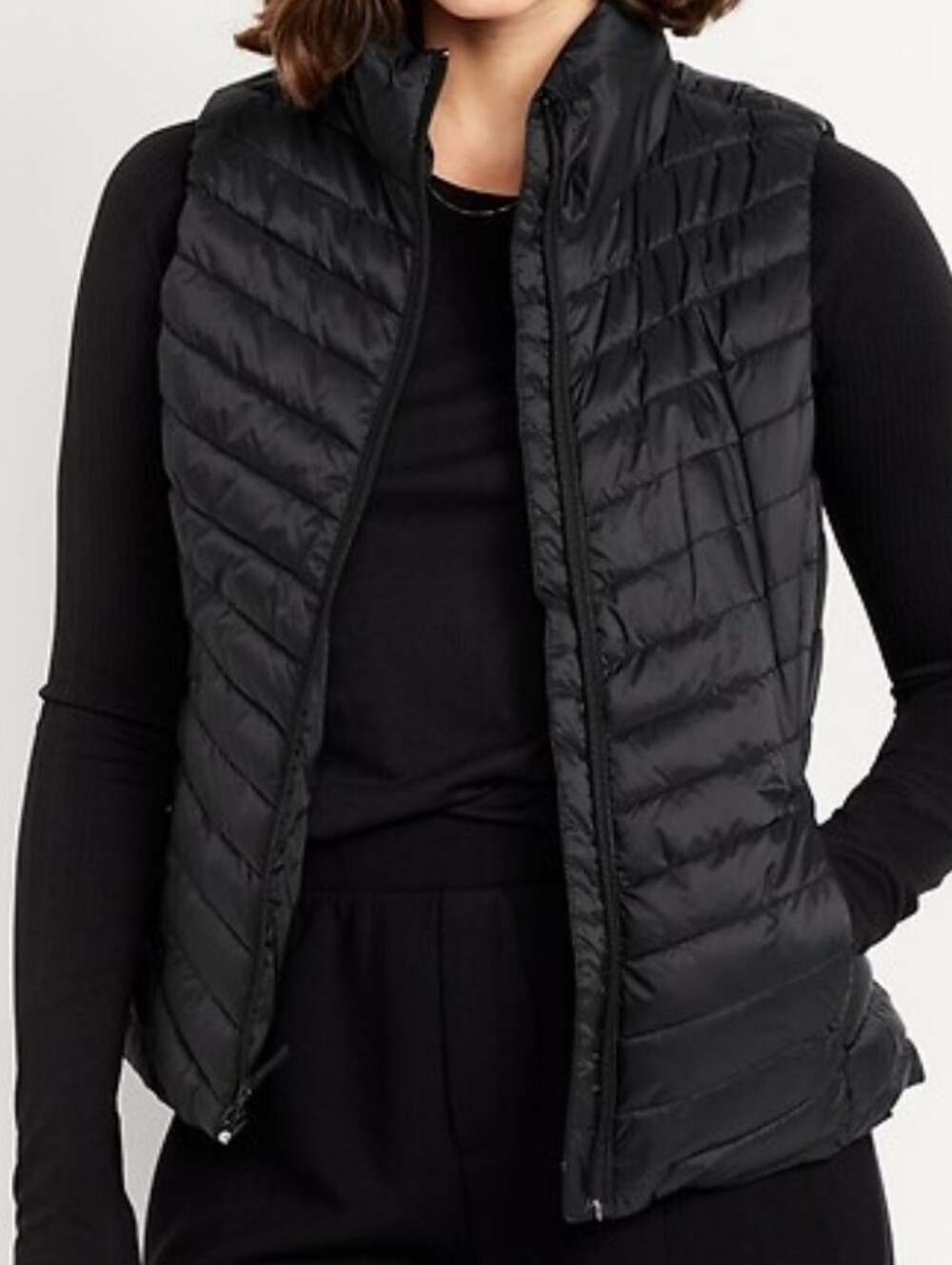 Old Navy Lightweight Chevron Puffer Vest 2X